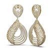 Image 2 : 8.83 ctw Diamond Earrings 18K Yellow Gold - REF-800N5F