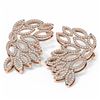 Image 3 : 5.01 ctw Diamond Earrings 18K Rose Gold - REF-415M3G