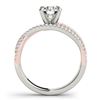 Image 3 : 1.54 ctw Certified VS/SI Diamond 2pc Set Solitaire 14k 2Tone Gold - REF-296M3G