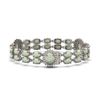 Image 2 : 21.87 ctw Opal & Diamond Bracelet 14K White Gold - REF-272M3G