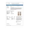Image 4 : 3.13 ctw Diamond & Pearl Earrings 18K Rose Gold - REF-316G8W