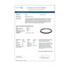 Image 4 : 25.8 ctw Garnet & VS/SI Certified Diamond Eternity Bracelet 10k White Gold - REF-119M3G