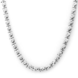 4.0 ctw Certified VS/SI Diamond Necklace 14k White Gold - REF-345X5A