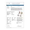 Image 4 : 1.85 ctw Diamond Designer Earrings 18K Rose Gold - REF-228G8W
