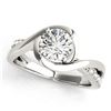Image 2 : 1.15 ctw Certified VS/SI Diamond Ring 18k White Gold - REF-286A2N