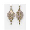 Image 1 : 20.11 ctw Canary Citrine & Diamond Earrings 18K Rose Gold - REF-874G5W