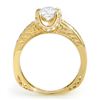Image 2 : 1.10 ctw Certified VS/SI Diamond Ring 14k Yellow Gold - REF-172X2A