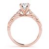 Image 3 : 1.04 ctw Certified VS/SI Diamond 2pc Wedding Set 14k Rose Gold - REF-150Y3X