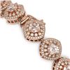 Image 3 : 31.35 ctw Morganite & Diamond Victorian Bracelet 14K Rose Gold - REF-1063W3H