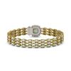 Image 3 : 24.2 ctw Opal & Diamond Bracelet 14K Yellow Gold - REF-342F9M