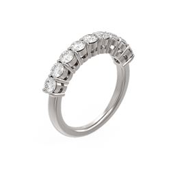 1.26 ctw Diamond Ring 18K White Gold - REF-136N5F