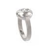 Image 2 : 0.52 ctw Diamond Ring 18K White Gold - REF-143M8G