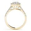 Image 3 : 2.79 ctw Certified VS/SI Diamond 2pc Wedding Set Halo 14k Yellow Gold - REF-531N8F