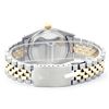 Image 3 : Rolex Ladies Two Tone 14K Gold/SS, Diam Pave Dial & Diam/Ruby Bezel, Sapphire Crystal - REF-497M4F