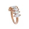 Image 2 : 3.64 ctw Marquise Diamond Ring 18K Rose Gold - REF-580R2K