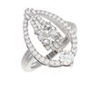 Image 3 : 2.12 ctw Diamond Ring 18K White Gold - REF-506H5R