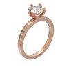Image 1 : 1.35 ctw Diamond Ring 18K Rose Gold - REF-424R4K