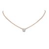 Image 1 : 1.51 ctw Diamond Necklace 18K Rose Gold - REF-468Y2X