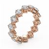 Image 2 : 4 ctw Cushion Cut Diamond Designer Ring 18K Rose Gold - REF-579W3H