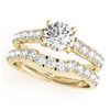 Image 1 : 2.52 ctw Certified VS/SI Diamond 2pc Set Wedding 14k Yellow Gold - REF-515K5Y