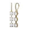 Image 2 : 5.03 ctw Diamond Earrings 18K Yellow Gold - REF-763H2R