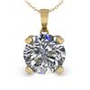 Image 2 : 1.50 ctw VS/SI Diamond Designer Necklace 18k Yellow Gold - REF-454H3R