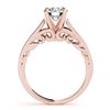 Image 3 : 1 ctw Certified VS/SI Diamond Solitaire 2pc Wedding Set 14k Rose Gold - REF-297W3H
