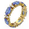 Image 1 : 7.99 ctw Tanzanite Ring 18K Yellow Gold - REF-139N6F