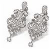 Image 3 : 4.3 ctw Diamond Earrings 18K White Gold - REF-405F6M