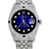 Image 2 : Rolex Men's Stainless Steel, QuickSet, Diam Dial & Diam/Sapphire Bezel - REF-521X2Y
