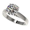 Image 1 : 2.55 ctw Certified Quality Diamond Engagment Ring 10k White Gold - REF-616K8Y