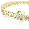 Image 2 : 8.0 ctw Certified VS/SI Diamond Bracelet 14k Yellow Gold - REF-509H8R
