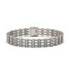 Image 2 : 19.48 ctw Emerald Cut & Oval Diamond Bracelet 18K White Gold - REF-2068W4H