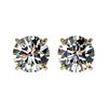 Image 1 : 1.59 ctw Certified Quality Diamond Stud Earrings 10k Yellow Gold - REF-127K5Y