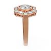 Image 2 : 2.18 ctw Diamond Ring 18K Rose Gold - REF-488W4H