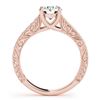 Image 2 : 1.07 ctw Certified VS/SI Diamond Ring 18k Rose Gold - REF-150M4G