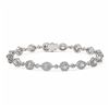 Image 1 : 8 ctw Marquise Cut Diamond Designer Bracelet 18K White Gold - REF-850K2Y