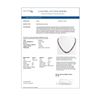 Image 4 : 31.96 ctw Multi Color Sapphire & Diamond Micro Pave Necklace 10k White Gold - REF-674M4G