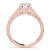 Image 2 : 1.5 ctw Certified VS/SI Diamond Ring 18k Rose Gold - REF-492W3H