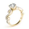 Image 3 : 1.15 ctw Certified VS/SI Diamond Ring 18k Yellow Gold - REF-153G8W