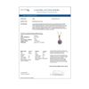 Image 4 : 4.67 ctw Sapphire & Diamond Victorian Necklace 14K Rose Gold - REF-123W6H