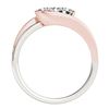 Image 3 : 1.45 ctw Certified VS/SI Diamond 2 Stone Ring 18k 2Tone Gold - REF-164X8A