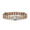 Image 2 : 20.67 ctw Opal & Diamond Bracelet 14K Rose Gold - REF-472R8K