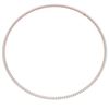 Image 3 : 10 ctw Certified SI/I Diamond 2 Prong Necklace 18K Rose Gold - REF-597M2G