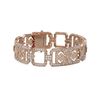 Image 1 : 8 ctw Diamond Designer Bracelet 18K Rose Gold - REF-709R3K