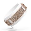 Image 2 : 8 ctw Diamond Designer Bracelet 18K Rose Gold - REF-709R3K