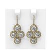 Image 1 : 4.42 ctw Diamond Earrings 18K Yellow Gold - REF-431K9Y