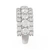 Image 2 : 5.46 ctw Diamond Ring 18K White Gold - REF-440F6M
