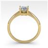 Image 3 : 0.52 ctw Princess Cut VS/SI Diamond Engagment Ring 18k Yellow Gold - REF-71M2G