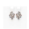 Image 1 : 2.5 ctw Diamond Earrings 18K Rose Gold - REF-329F3M